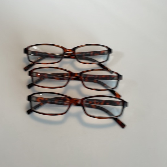 Hadley readers  2.50 magnification. 3 pairs tortoise shell color - Picture 3 of 3